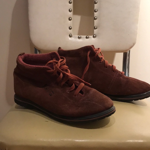 Rare L.A Gear Vintage Suede Shoes Size 8 - Picture 2 of 4